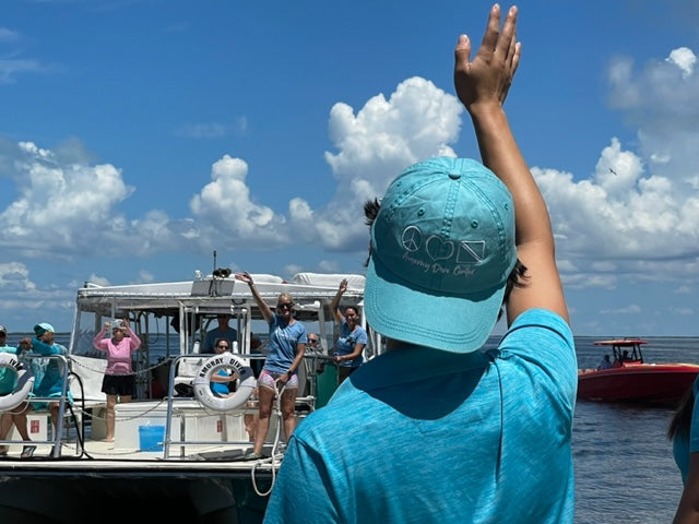 ADC Peace Love Dive Baseball Cap